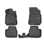 Килимки 3D в салон для Citroen C4 Cactus '14-, поліуретанові Element-Novline