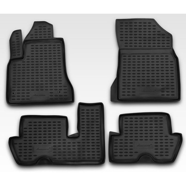 Килимки в салон для Citroen C4 Picasso '06-13, поліуретанові Element-Novline