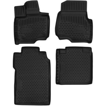 Коврики в салон для Ford F-150 '17- Америка, Supercrew, полиуретановые Element-Novline