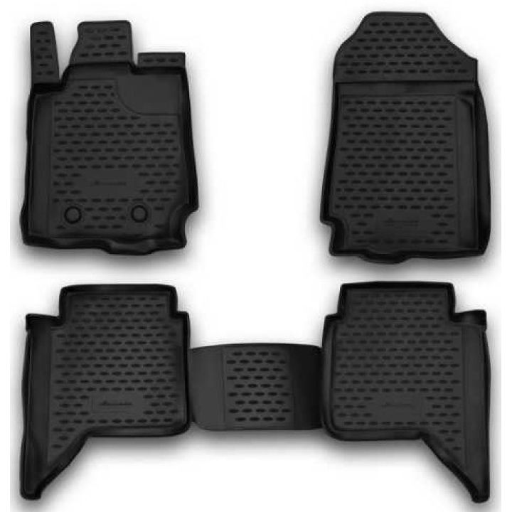 Коврики в салон для Ford Ranger T6 '11-, 4 дв., полиуретановые Element-Novline