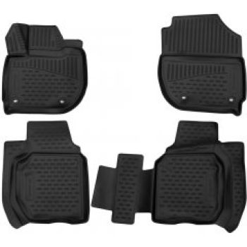 Килимки 3D в салон для Honda Jazz '15-, поліуретанові Element-Novline