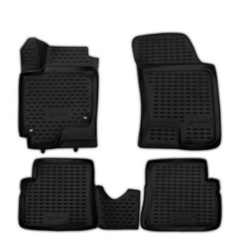 Килимки 3D в салон для Hyundai Getz '02-11, поліуретанові Element-Novline