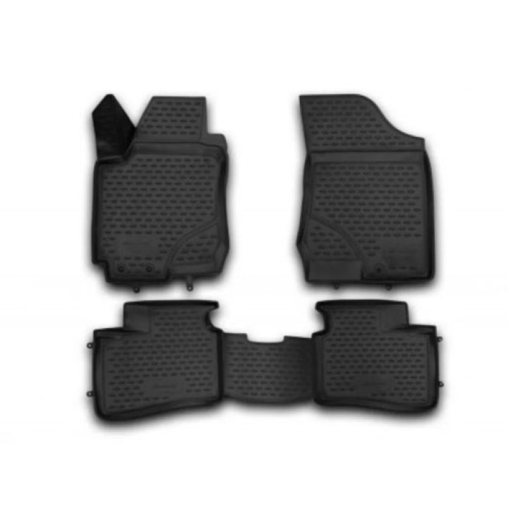 Коврики 3D в салон для Hyundai i30 FD '07-12, полиуретановые Element-Novline