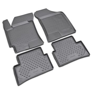 Килимки в салон для Hyundai Coupe '02-09, поліуретанові Element-Novline