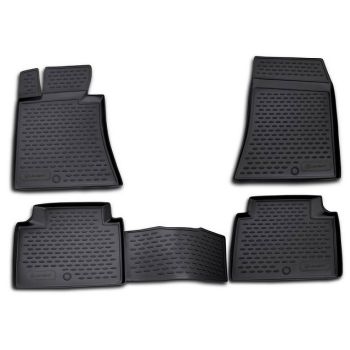 Килимки в салон для Hyundai Genesis '08-13, поліуретанові Element-Novline