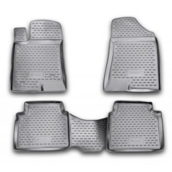 Килимки в салон для Hyundai Grandeur '05-11, поліуретанові Element-Novline
