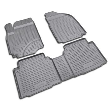 Килимки в салон для Hyundai Matrix '01-08, поліуретанові Element-Novline