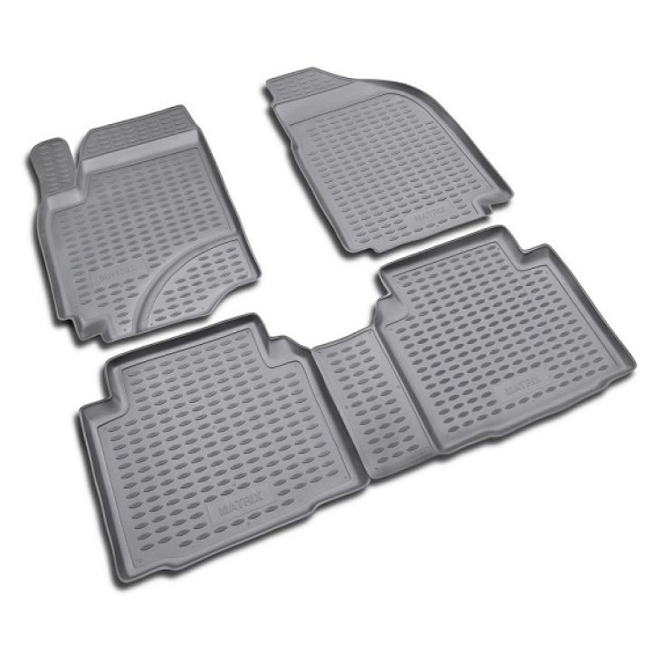 Килимки в салон для Hyundai Matrix '01-08, поліуретанові Element-Novline