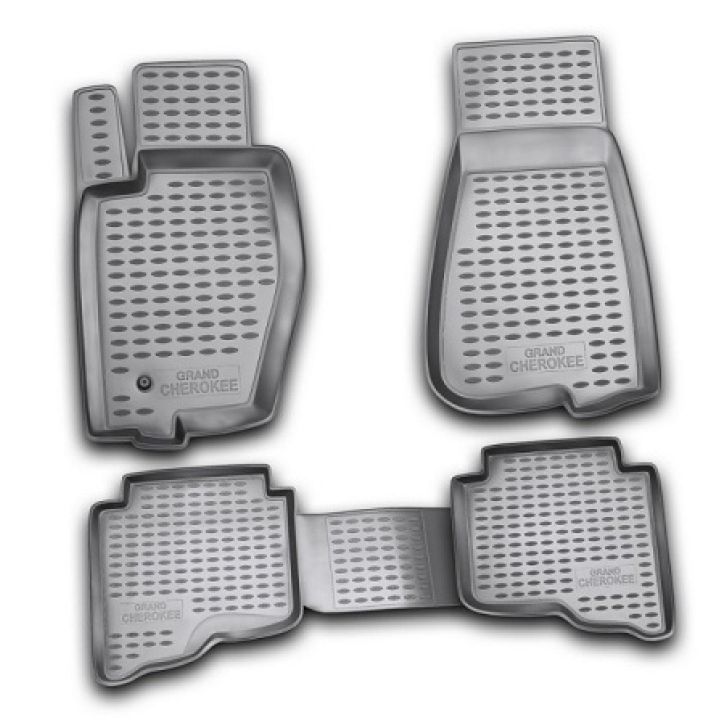 Килимки в салон для Jeep Grand Cherokee '04-10, поліуретанові Element-Novline