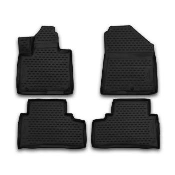 Килимки 3D в салон для Kia Sorento 2015- UM, поліуретанові Element-Novline