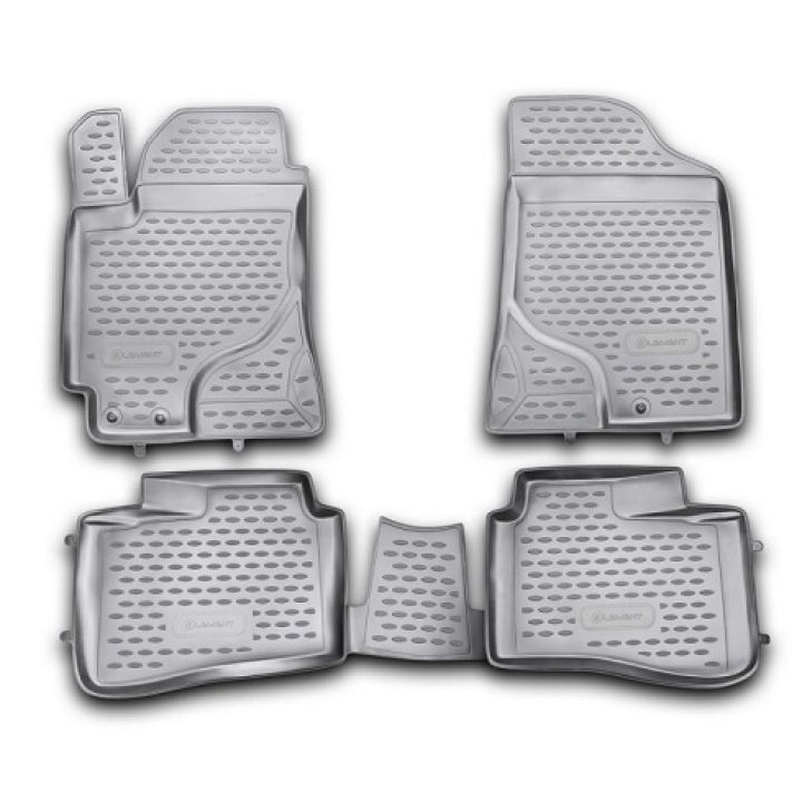 Килимки в салон для Kia Cerato '09-13, поліуретанові Element-Novline