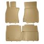 Килимки в салон для Lexus LS '12-17, 4WD, Long бежеві, поліуретанові Element-Novline
