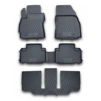 Килимки в салон для Mazda 5 '10-15, поліуретанові Element-Novline
