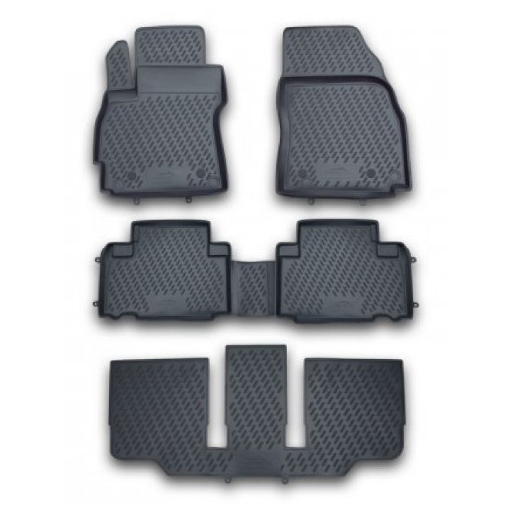 Килимки в салон для Mazda 5 '10-15, поліуретанові Element-Novline