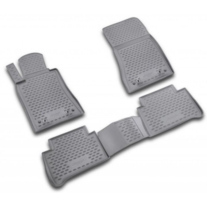 Килимки в салон для Mercedes E-Class W211 '02-09, поліуретанові Element-Novline