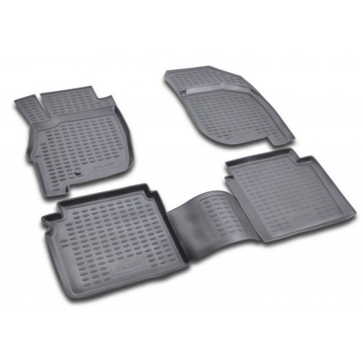 Килимки в салон для Mitsubishi Galant '04-12, поліуретанові Element-Novline