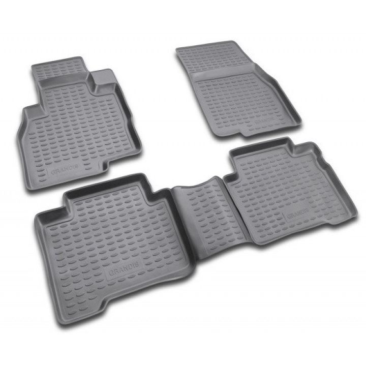 Килимки в салон для Mitsubishi Grandis '03-11, поліуретанові Element-Novline