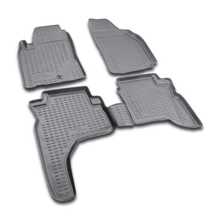 Коврики в салон для Mitsubishi Pajero Sport '98-08, полиуретановые Element-Novline