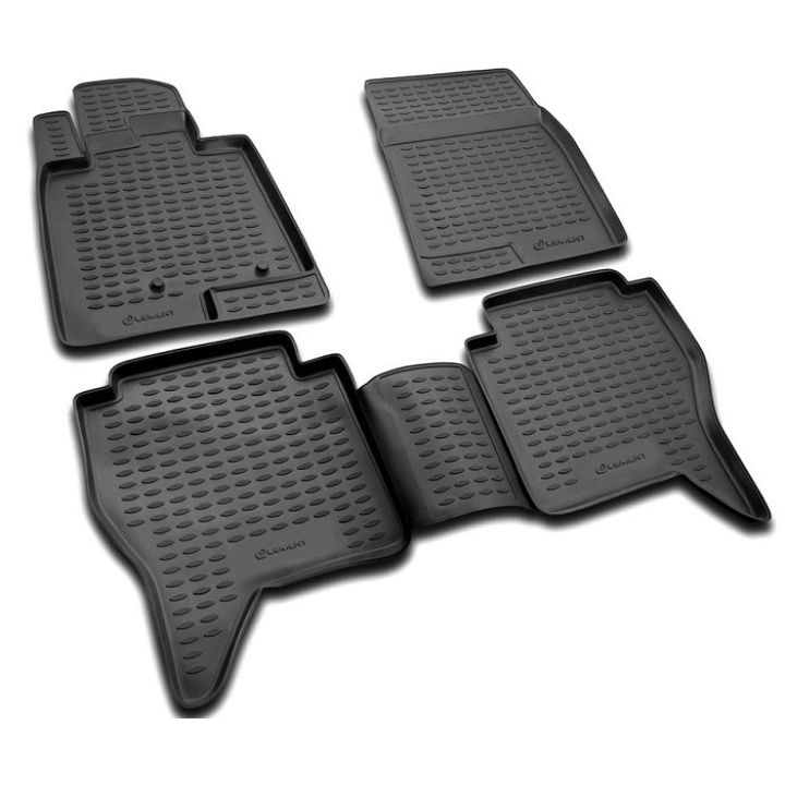 Килимки в салон для Mitsubishi Pajero Wagon 4 '07-, поліуретанові Element-Novline