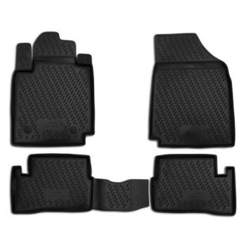 Килимки в салон для Nissan Micra '03-10, поліуретанові Element-Novline