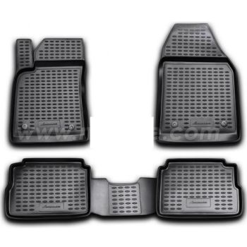 Килимки в салон для Opel Vectra C '02-08, седан/хетчбек, поліуретанові Element-Novline
