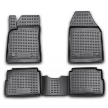 Килимки в салон для Opel Vectra C '02-08, універсал, поліуретанові Element-Novline