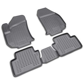 Килимки в салон для Opel Zafira B '05-13, поліуретанові Element-Novline