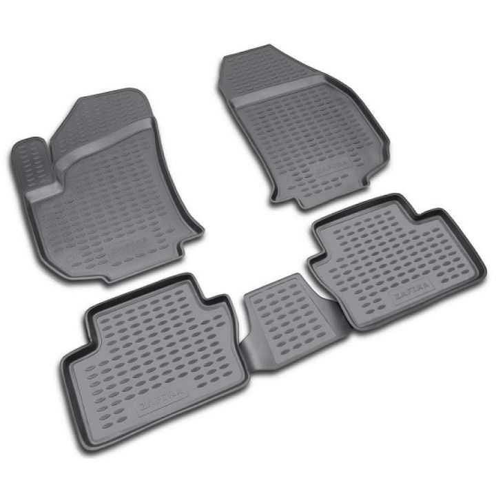 Килимки в салон для Opel Zafira B '05-13, поліуретанові Element-Novline