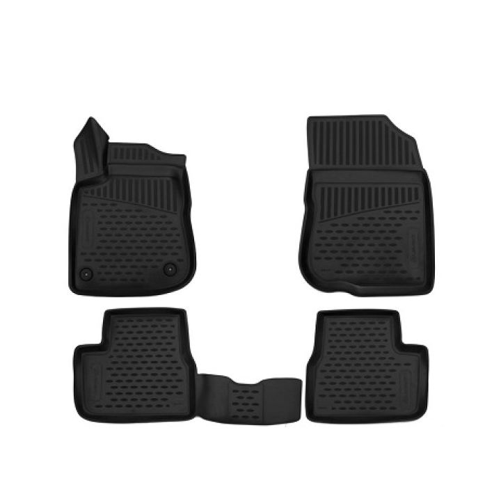 Килимки 3D в салон для Peugeot 2008 '13-, поліуретанові Element-Novline