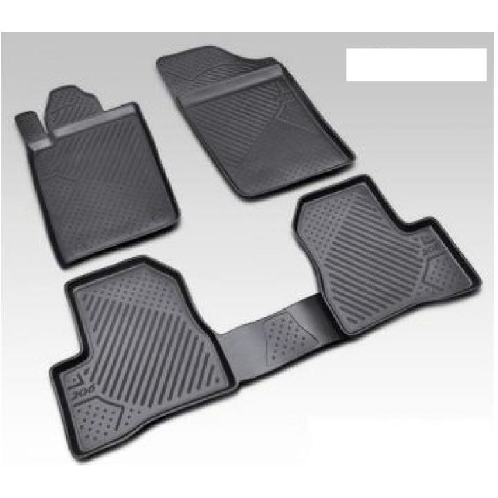 Коврики в салон для Peugeot 206 '98-09, полиуретановые Element-Novline