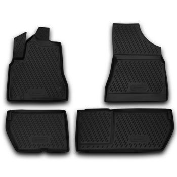 Килимки в салон для Peugeot Partner '08-, поліуретанові Element-Novline