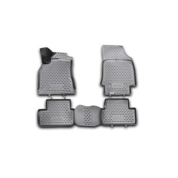 Килимки 3D в салон для Renault Fluence '09-, поліуретанові Element-Novline