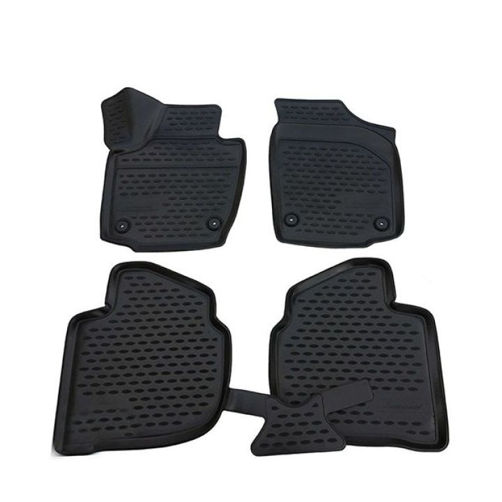 Коврики 3D в салон для Skoda Rapid '13-, полиуретановые Element-Novline