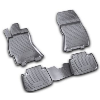 Килимки в салон для Subaru Legacy '10-14, поліуретанові Element-Novline