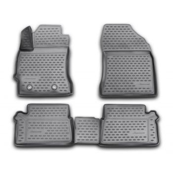 Килимки 3D в салон для Toyota Auris '13-, поліуретанові Element-Novline