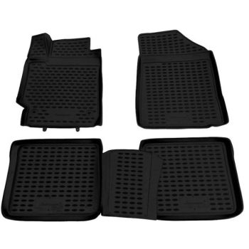 Килимки 3D в салон для Toyota Camry V40 2006-2011, поліуретанові Element-Novline
