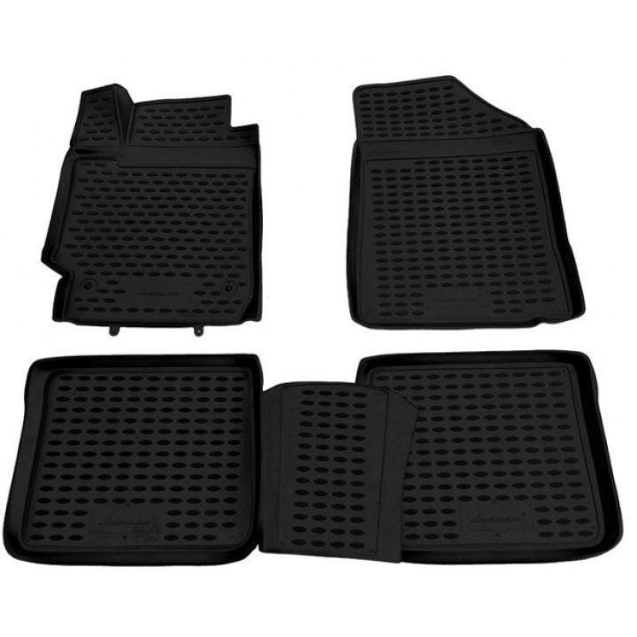 Килимки 3D в салон для Toyota Camry V40 2006-2011, поліуретанові Element-Novline