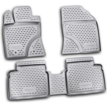Килимки в салон для Toyota Avensis '08-15, поліуретанові Element-Novline
