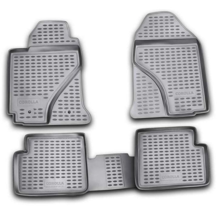 Коврики в салон для Toyota Corolla 2002-2007, полиуретановые Element-Novline