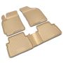 Коврики в салон для Toyota Highlander '01-07 бежевый, полиуретановые Element-Novline