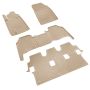 Коврики в салон для Toyota Land Cruiser 200 '07-12 бежевый, полиуретановые Element-Novline