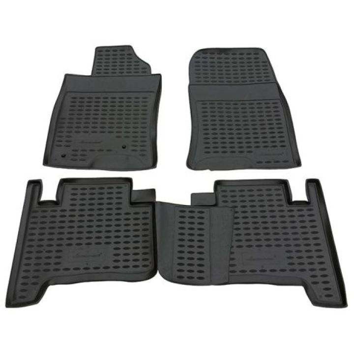 Килимки в салон для Toyota LC Prado 120 '03-09, поліуретанові Element-Novline