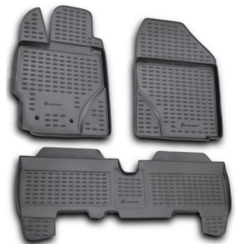 Килимки в салон для Toyota Yaris '06-10, поліуретанові Element-Novline