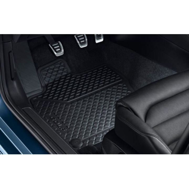 Коврики в салон оригинальные для Volkswagen Golf 7 '12-20, резиновые (Original)