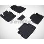 Коврики в салон для Ford Kuga '08-13 резиновые, черные (Seintex)