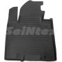 Коврики в салон для Kia Rio '11-15 резиновые, черные (Seintex)