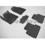 Коврики в салон для Jeep Cherokee '14- резиновые, черные (Seintex)