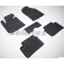 Коврики в салон для Kia Picanto '11-17 резиновые, черные (Seintex)