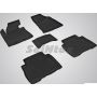 Коврики в салон для Kia Sorento 2013 - 2015 резиновые, черные (Seintex)