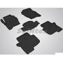 Коврики в салон для Land Rover Discovery 3/4 '04-16 резиновые, черные (Seintex)